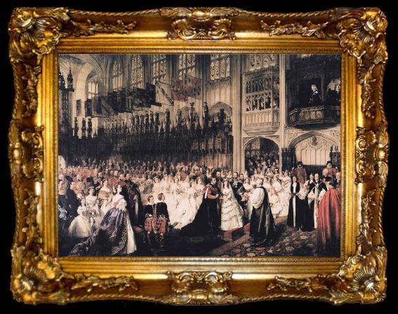 framed  William Powell  Frith The Marriage of The Prince of Wales (mk25), ta009-2